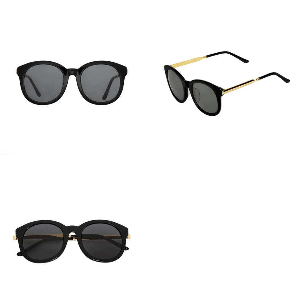 NWT Spektre sunglasses black/gold handmade Italy - Picture 7 of 8